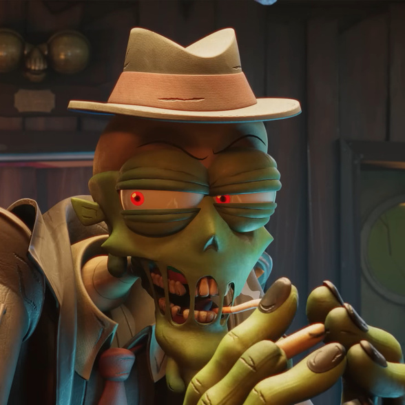 Untitled "Mud", a zombie gangster and trickster in "The Gaslight District". One of the characters voiced by John Whinfield.